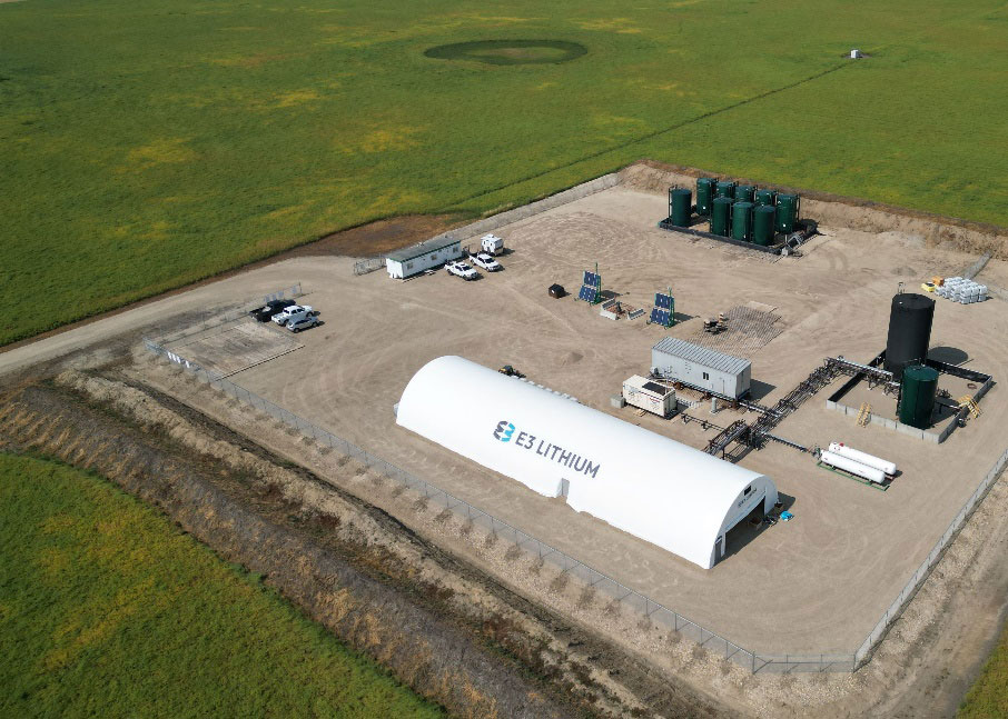 E3 Lithium's Field Pilot Plant Site as of August 28, 2023